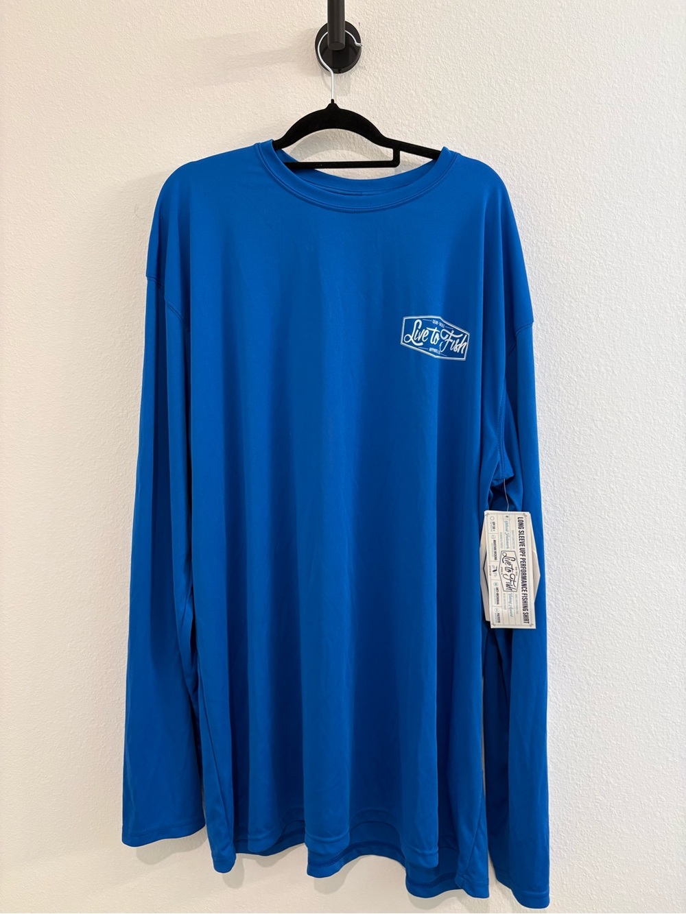 Men's Long Sleeve Shirt - Royal Blue